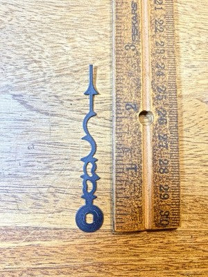 Clock Minute Hand 2 3/4 Inches Long (Arbor Dia 3.9mm X 2.9mm )     (KD4127)