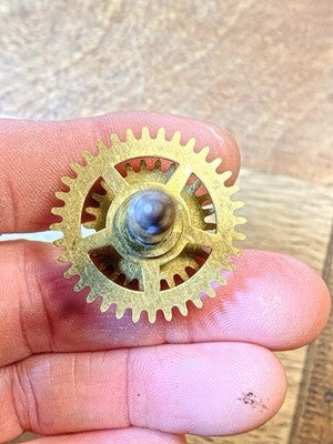 Made In Japan Clock Movement Hands Post (See Pics To ID Mvmt)  KD4269