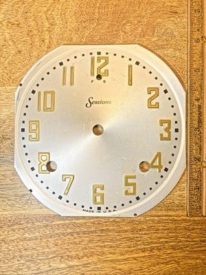 Sessions Clock Dial Pan - Vintage Clock Parts (KD3710)