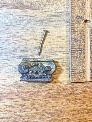 Ingraham Clock Square Column Top Or Capital - Vintage Clock Parts KD3411