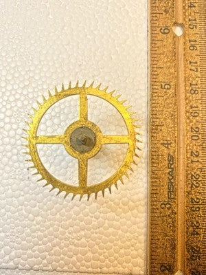 Ingraham (Stamped 12 14) Clock Movement Escape Wheel (KD3639)
