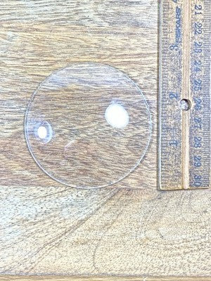 2.62 Inch Diameter Convex Clock Glass     (KD3038)