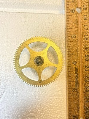 Gilbert Clock Movement (Stamped 30) Strike Side 4th Wheel (KD4599)
