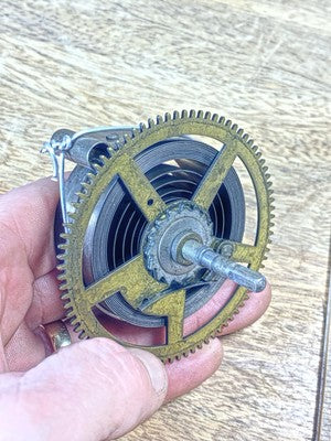 Ingraham (Stamped 11 40) Clock Movement Strike Side Main Wheel (KD2559)