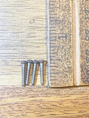 Ingraham Clock Dial Pan Mounting Screws - Vintage Clock Parts KD3442