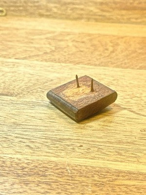 Square Wood Clock Foot      (KD4476)