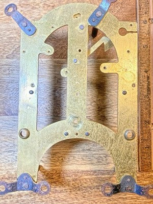 Made In Japan Clock Movement Back Plate (Pivots Look Good)  KD4275