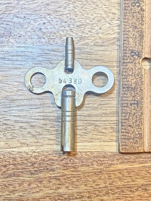 Clock Key Number 6 (3.75mm) on Bottom, Number 0000 (1.50mm) On Top   (KD3645)