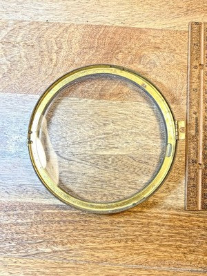 Clock Bezel W/ Convex Glass (5.77 Inch Dia, 5.16 Inch Inner Dia)    KD4108