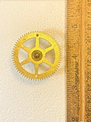 New Haven Wall Clock Movement Strike Side 4th Wheel (See Pics To ID Mvmt) KD4514