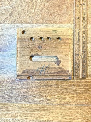 GM Amgen Cuckoo Clock Bottom Board (4 3/8 X 4 1/8 Inches)     (KD3767)