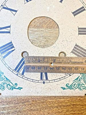 OG Clock Metal Dial Pan (8 1/2 X 8 1/2 Inches) -Vintage Clock Parts LL5379