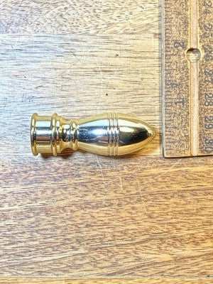 NOS Brass Finial (Thread Dia Is 5.5mm) Vintage Clock Parts (KD3753)