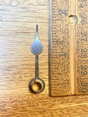 Clock Hour Hand 1 11/16 Inches Long (Arbor Is 3.7mm Dia.) - Vintage Clock KD3510