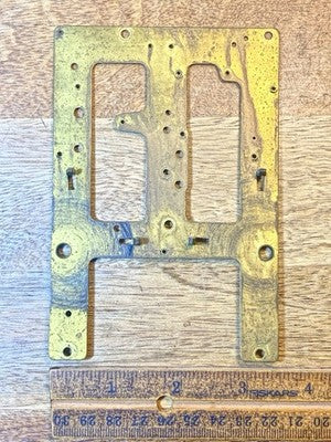 Ingraham (Stamped 12 27) Clock Movement Back Plate (KD4559)