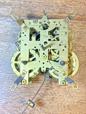 New Haven Clock Movement Pendulum Bridge (See Pics To ID Movement)  (KD2971)
