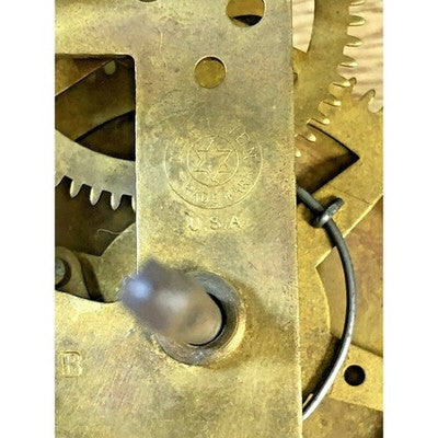 Old New Haven Clock Movement Time Side 2nd Wheel (See Pics to ID Mvmt) (K5857)