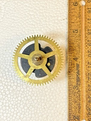 Made In Japan Clock Movement Strike Side 3rd Wheel (See Pics To ID Mvmt)  KD4265