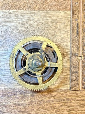 Ingraham (Stamped Oct 78) Clock Movement Strike Side Main Wheel  (KD4288)