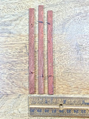 Old Wooden Clock Glass Retaining Pieces  (KD2940)