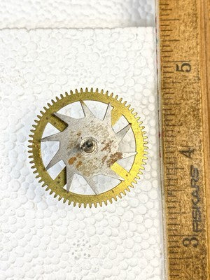 Enfield Clock Movement Strike Side 3rd Wheel (See Pics To ID Mvmt) (KD2882)