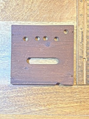 GM Amgen Cuckoo Clock Bottom Board (4 3/8 X 4 1/8 Inches)     (KD3767)