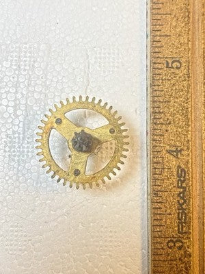 Made In Korea Clock Movement Strike Side 3rd Wheel - Vintage Clock Parts KD3450