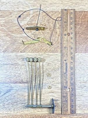 Herschede Clock Movement (PL 78) Strike Side Hammer Assembly- Clock Parts KD3340
