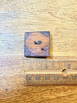 Vintage Wood Clock Foot      (KD4338)