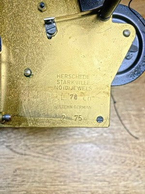 Herschede Clock Movement (PL 78) Chime Hammer - Vintage Clock Parts KD3346