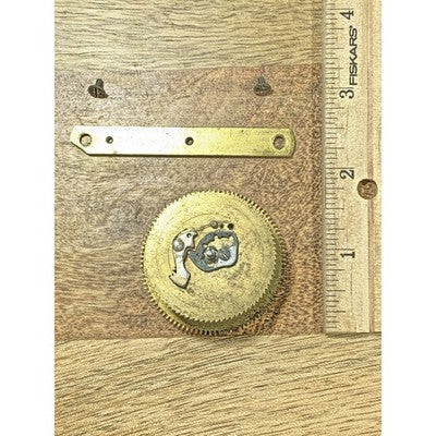 Old Herschede Clock Movement Spring Assembly (See Pics To ID Movement) (K7911)