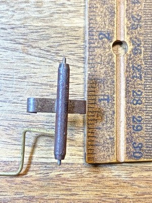 Made In Japan Clock Movement Verge (See Pics To ID Mvmt)  KD4270