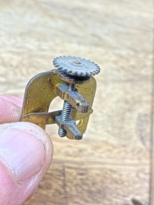 New Haven Clock Movement Pendulum Bridge (See Pics To ID Movement)  (KD2971)