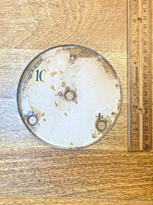 Sessions 8 Day Clock Movement Dial Pan (4 3/4 inch Dia.)     (KD4569)