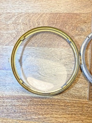 Clock Bezel W/ Convex Glass (5 3/4 Inch Dia, 4.9 Inch Inner Dia)    KD4597