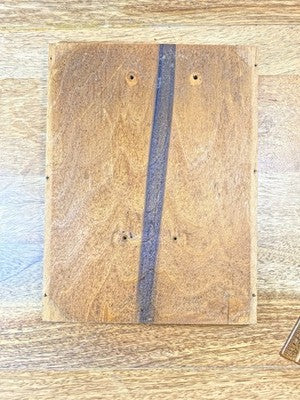 Ingraham Kitchenette Clock Backboard 7 Inches X 9 5/16 Inches (LL5350)