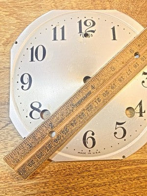 Sessions Clock Movement Dial Pan - Vintage Clock Parts (KD3501)