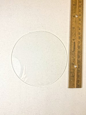 4.62 Inches Diameter Flat Clock Glass (Has Slight Scratches)    (KD2832)