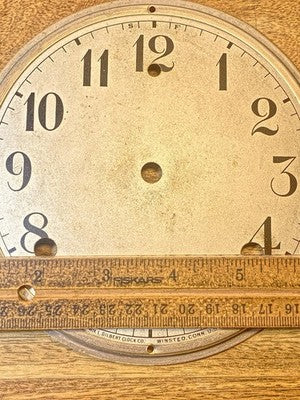 Gilbert Clock Dial (5.88 Inch Dia) W/ Bezel And Convex Glass     (KD4387)