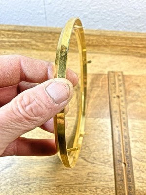 Clock Dial Pan Trim Ring 6.3 Inch Outer Diameter (5.5 Inch Inner)   (LL5373)