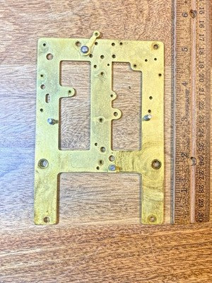 Sessions Chime Clock Back Plate (Looks Good) - Vintage Clock Parts KD3405