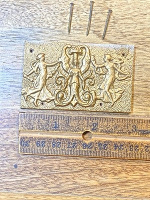 Antique Sessions Clock Case Metal Trim Piece (KD4566)