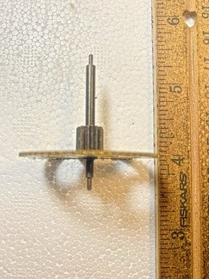 Made In Korea Clock Movement Time Side 2nd Wheel - Vintage Clock Parts KD3453