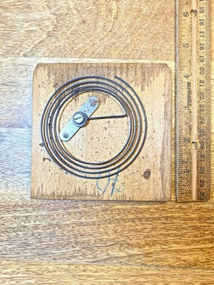 Cuckoo Clock Back Door (4 3/8 X 4 1/4 Inches)  - Vintage Clock Parts KD3761