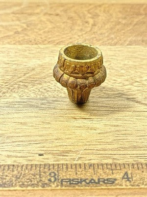 French Mantel Clock Candle Stick Foot (Dia. On Threads Is 3.4mm) (KD3142)
