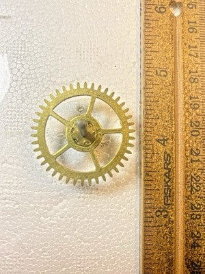 Seth Thomas 89K Clock Time Side 3rd Wheel - Vintage Clock Parts KD3477