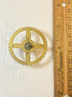 Ingraham (Stamped 10/29) Clock Strike Side 3rd Wheel - Vintage Clock KD3419