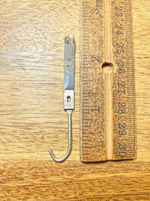 2 7/16 Inch Long Clock Pendulum Rod and Spring  - Vintage Clock Parts KD3496