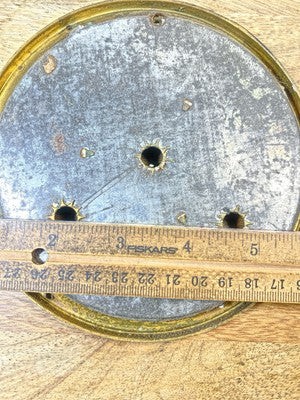 New Haven Clock Movement Dial Pan (See Pics to ID Movement) (KD2534)