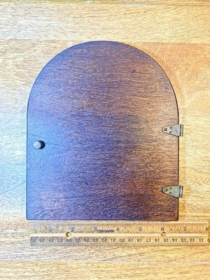 Sessions Tambour Clock Berkeley Model Back Door 7 3/4 X 6 5/8 Inches   KD3386